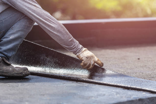 Professional Waterproofing technician working in LaFayette, GA